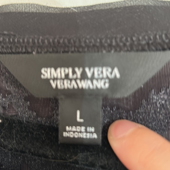 Simply Vera long sleeve black blouse - Picture 4 of 5